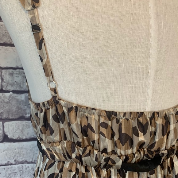 BCBGMaxazria Silk  W/ Black Tie Dress Size 2 - Picture 10 of 12